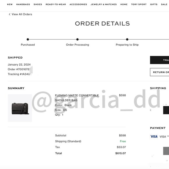 FLEMING MATTE CONVERTIBLE SHOULDER BAG - Picture 8 of 10